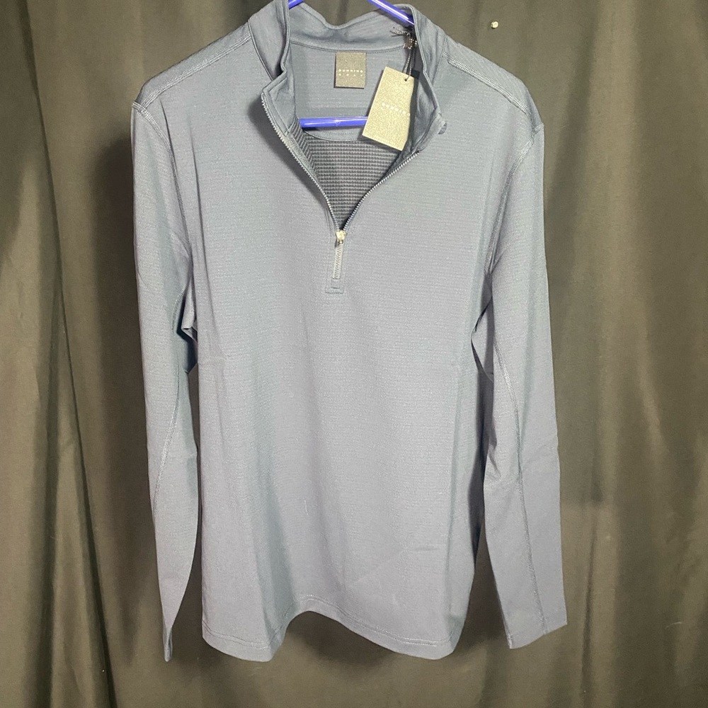 NWT Navy Qzip